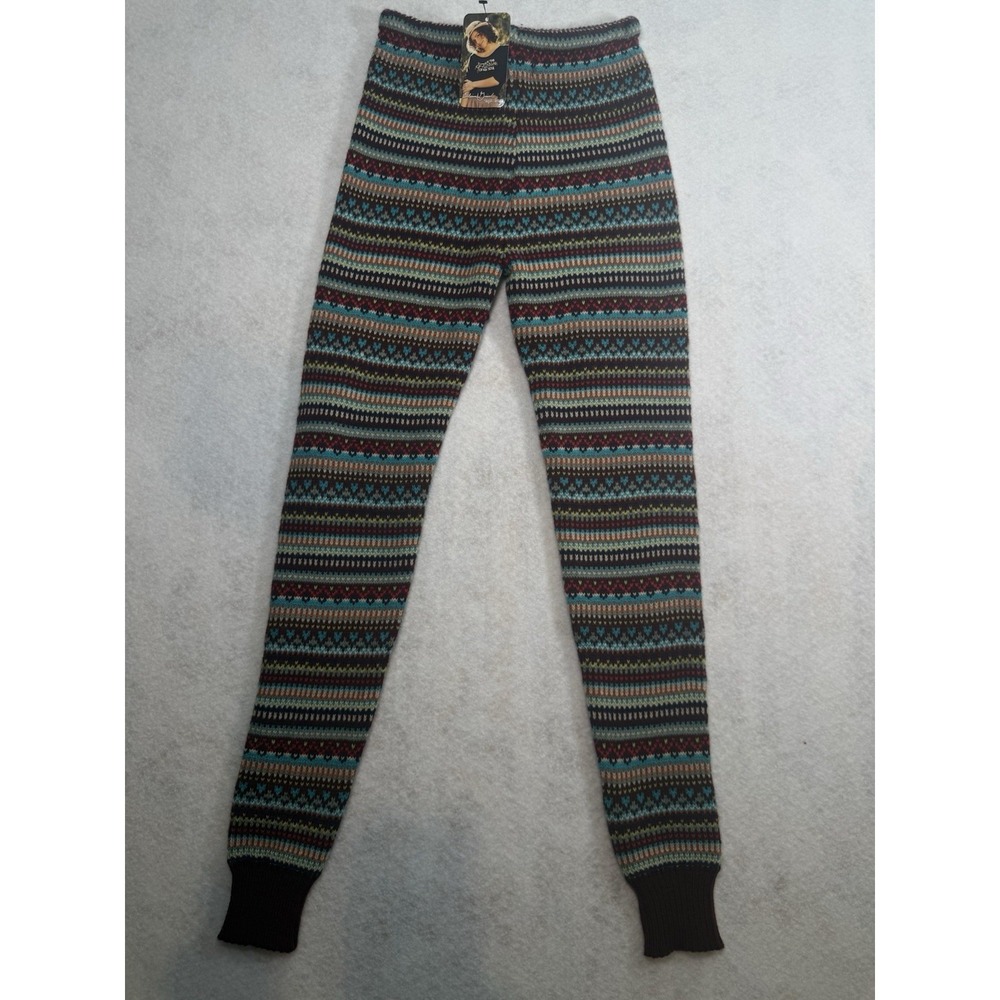 NWT Sugar & Bruno Chalet We Dance Youth Leggings YOS Fair Isle Knit Acrylic $70 - Picture 6 of 6